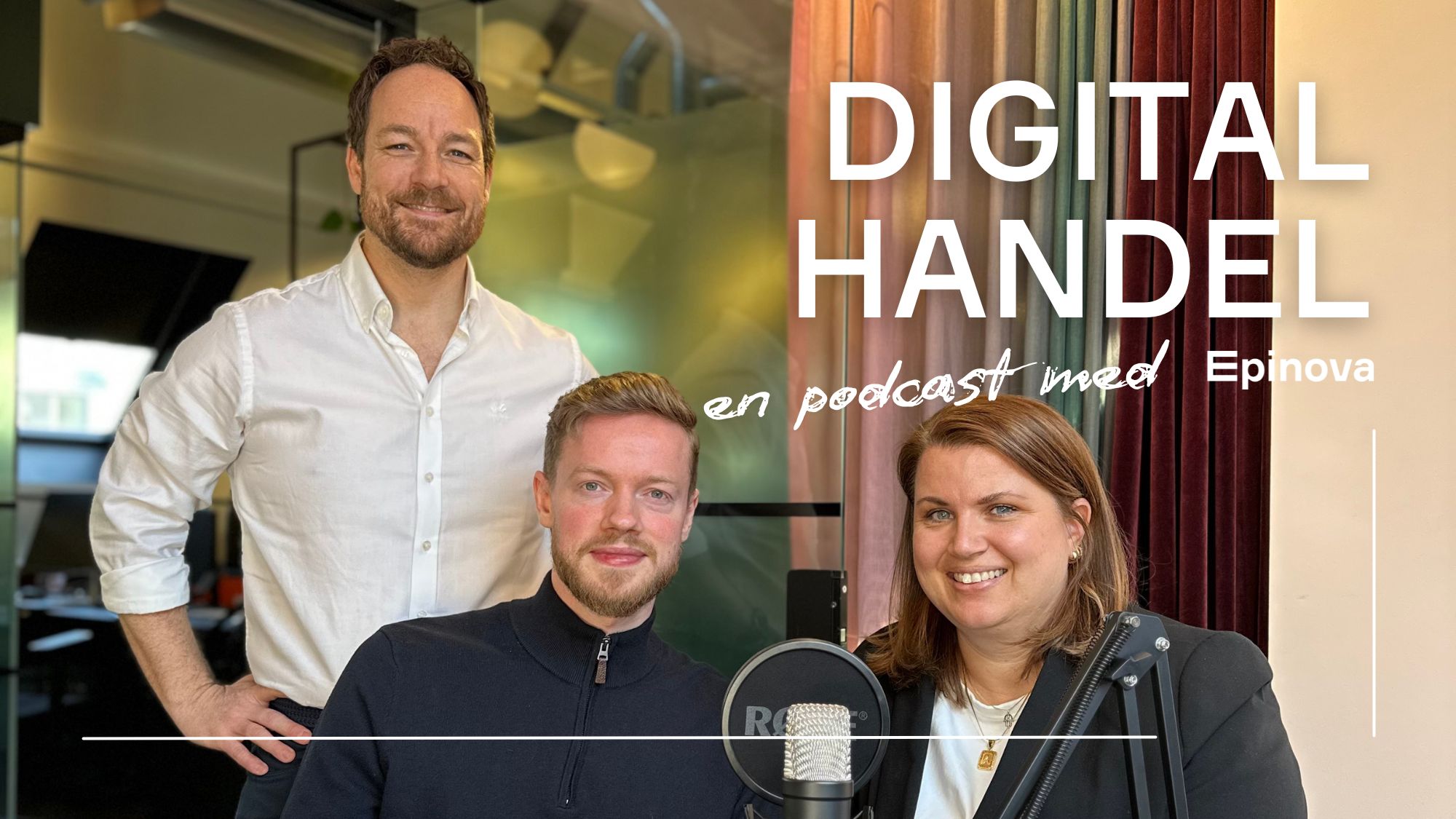 Programleder Ann Kristin Sørensen og to av gjestene, Torstein Torblå og Arild Henrichsen