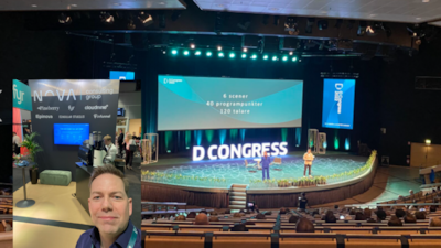 Selfie av Morten Blomfeldt fra D-Congress