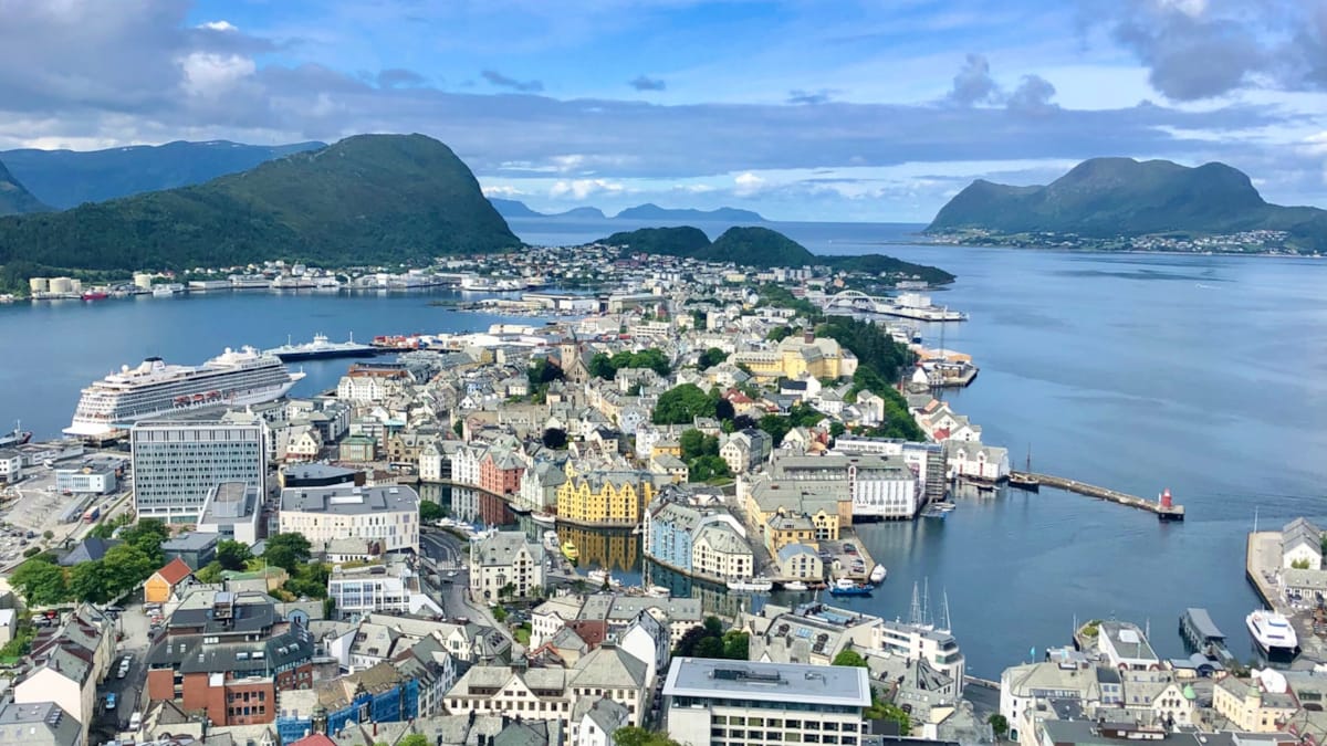 Utsikt over Ålesund