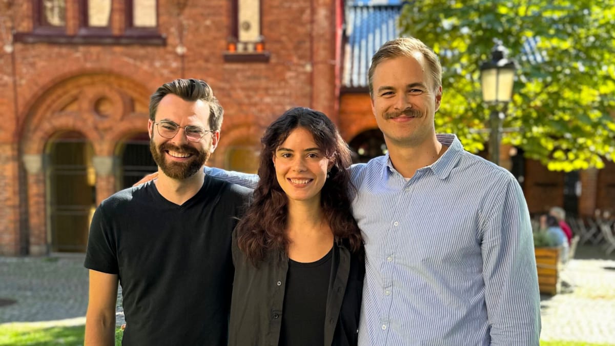Caleb, Suzane og Amund i Epinova Academy 2024