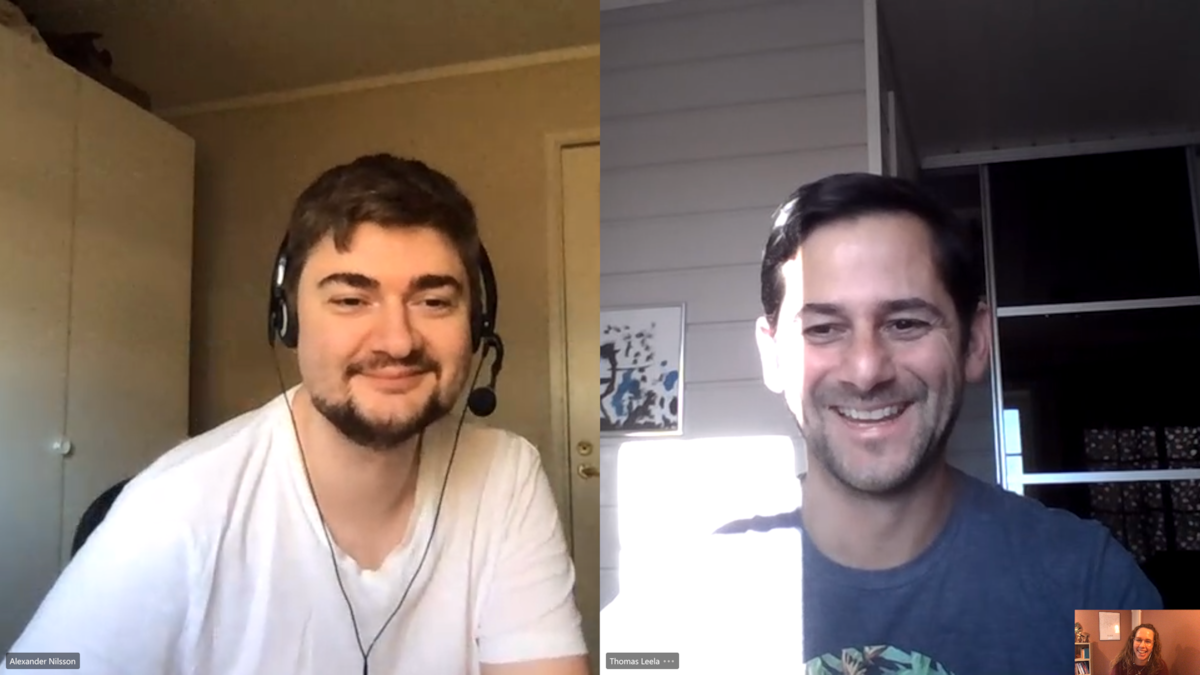 Bilde av Alexander Nilsson og Thomas Leela