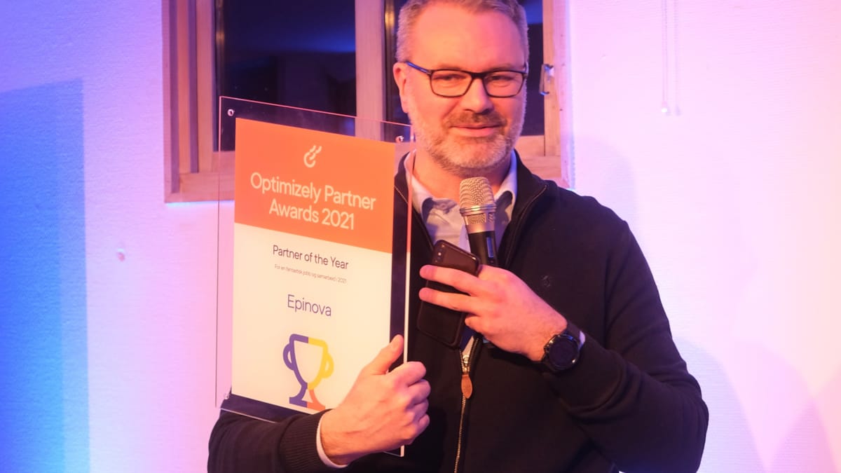 Bilde av prisen Partner of the year 2021