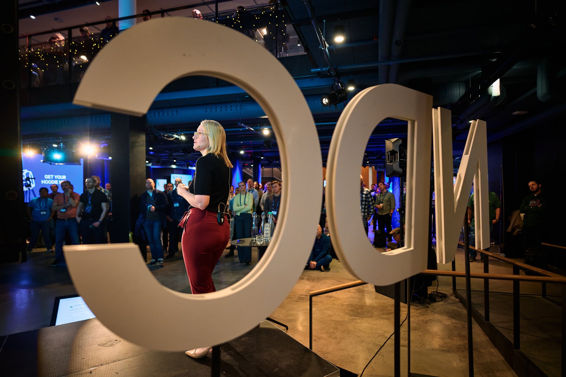 Bilde fra scenen på NDC