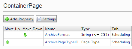 Setting local archive format on container pages in Epinova.DateTreeArchive