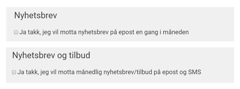 Utvidet samtykketekst endrer sammenhengen slik at samtykke blir ugyldig