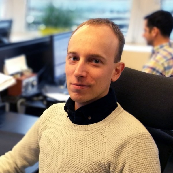 Episerver backend-utvikler Fredrik Gjestvang hos Epinova