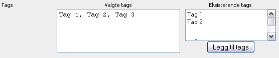 Add tags to blog item
