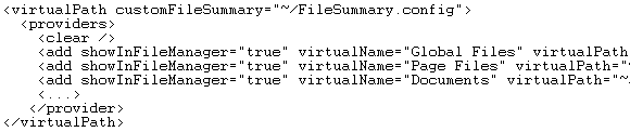 Setting default VPP folder